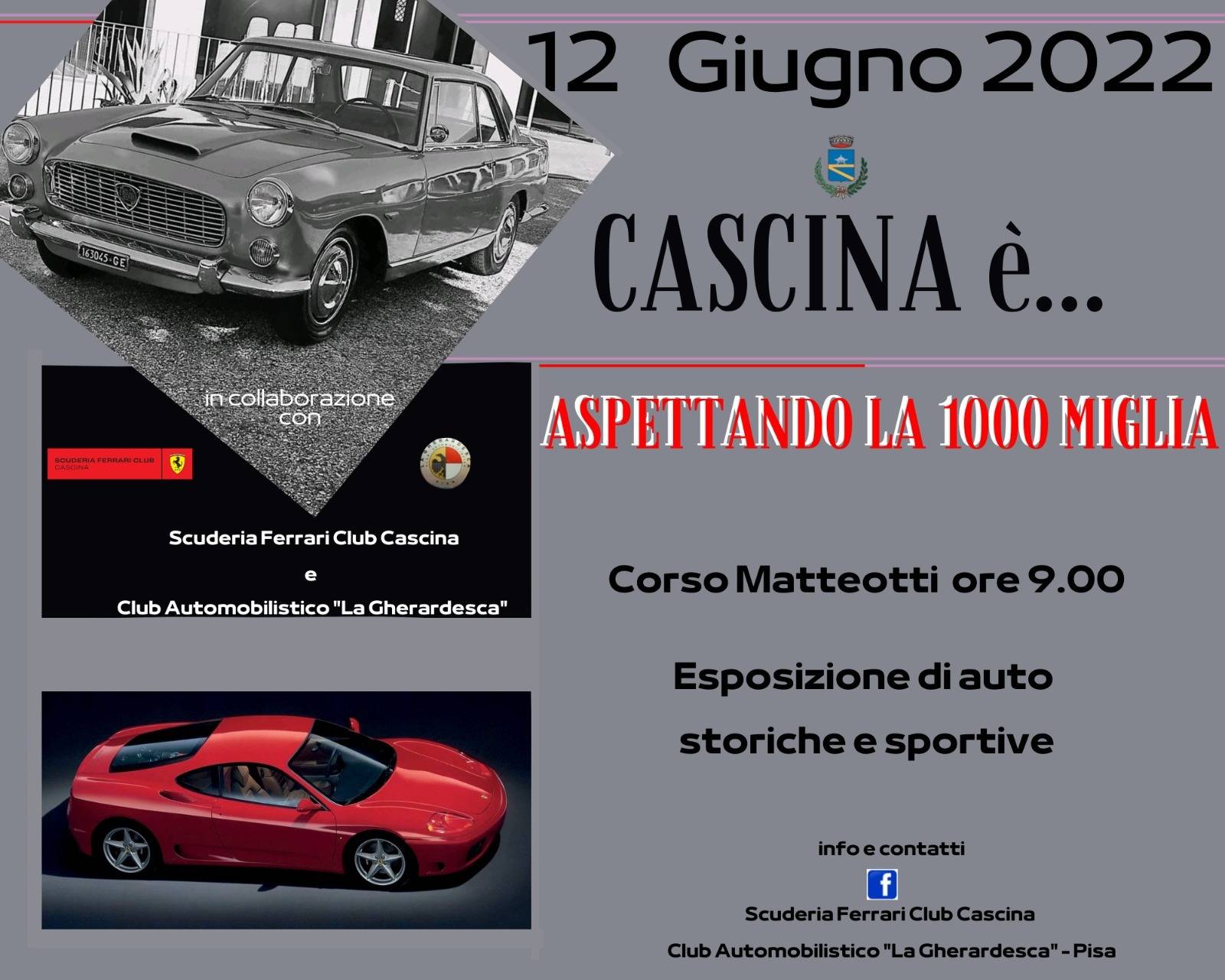 Domenica "Aspettando la 1000 Miglia" sul Corso Matteotti