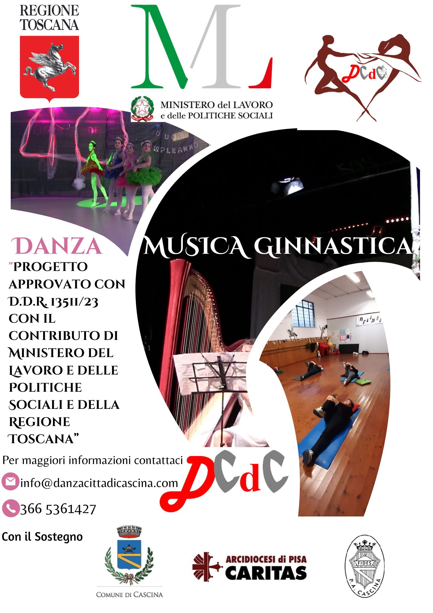 Danza, Musica e Ginnastica: iscrizioni aperte