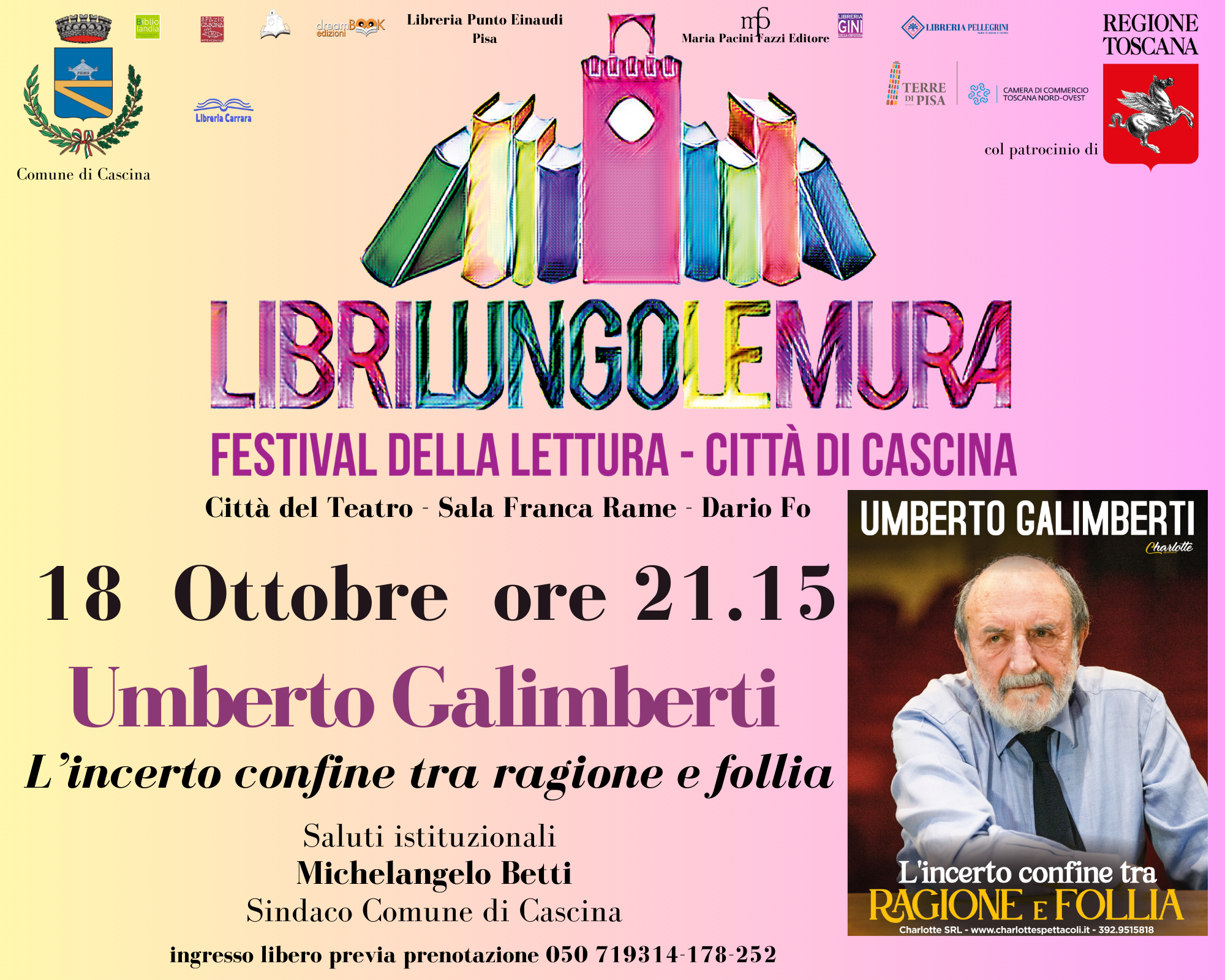 Evento "L'incerto confine tra RAGIONE e FOLLIA"  