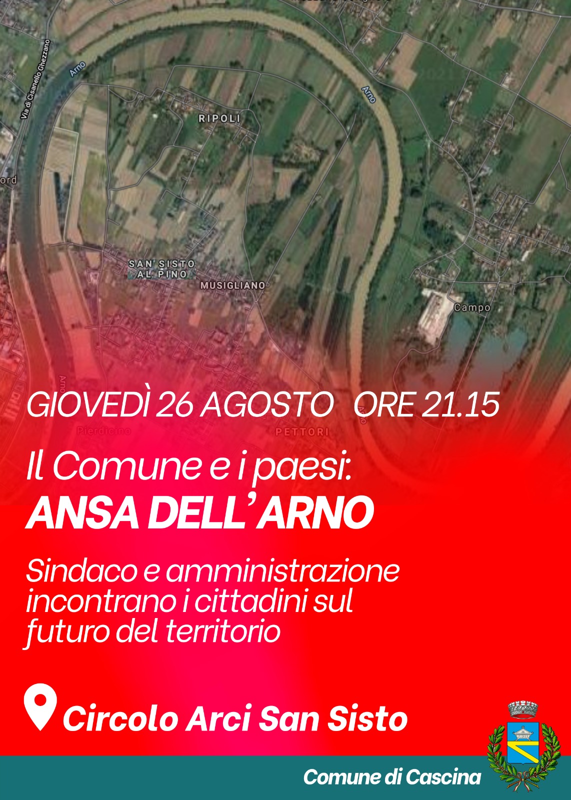 Sindaco e Giunta al circolo di San Sisto. Un primo appuntamento coi cittadini