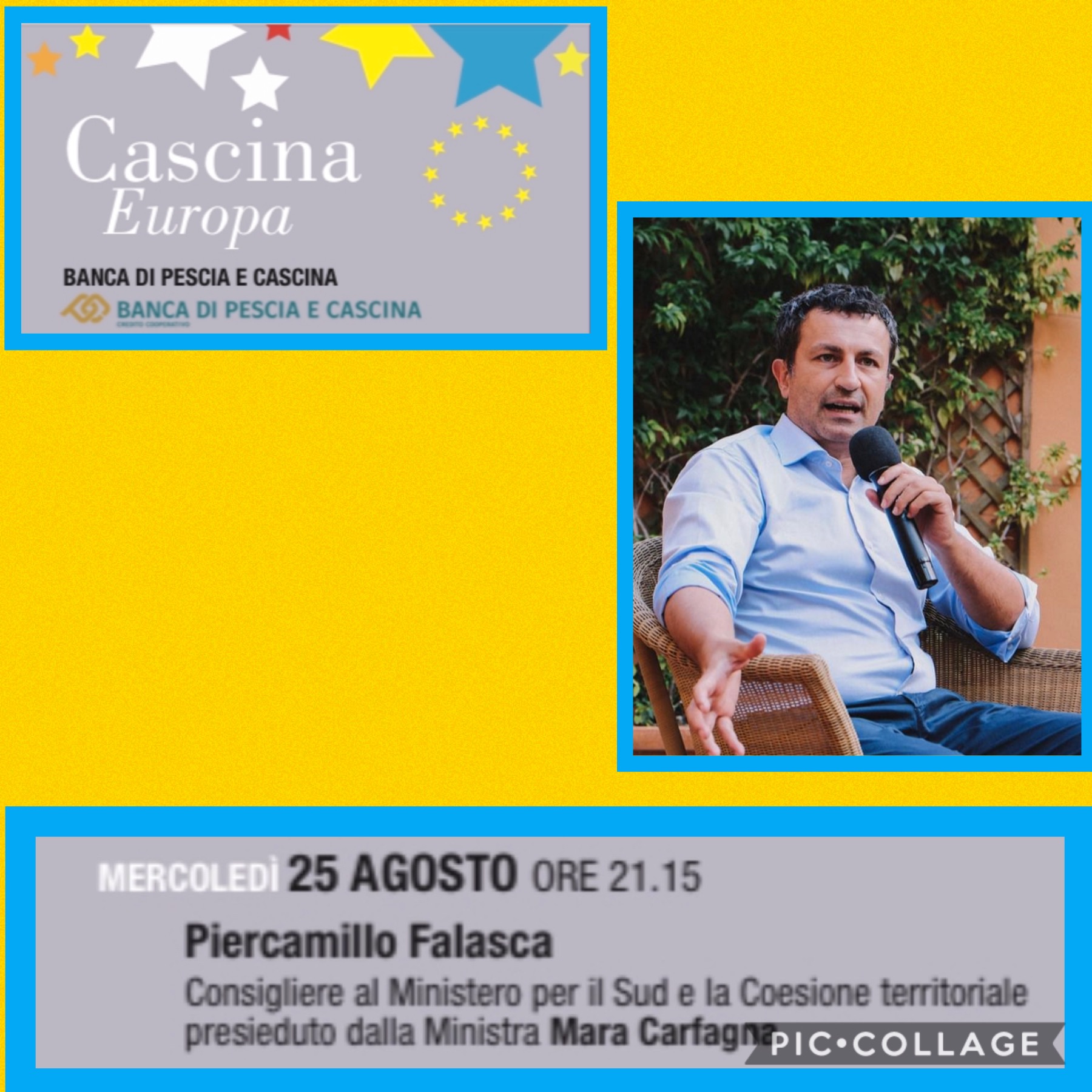 A Cascina il Consigliere del Ministero per il Sud e la Coesione Sociale