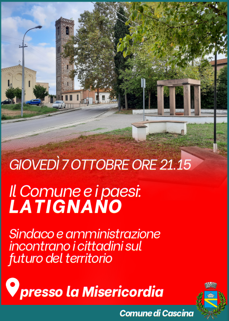 Sindaco e Giunta a Latignano. Incontro coi cittadini.