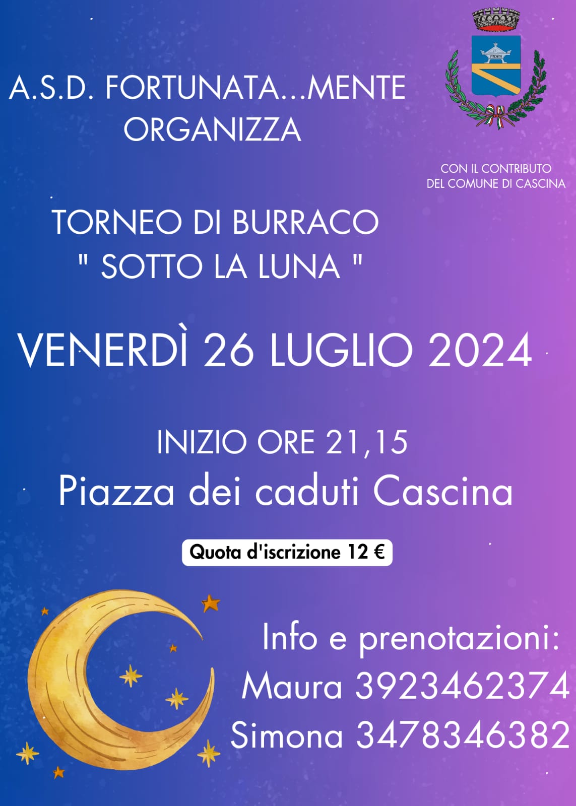 Torneo sotto la luna di Burraco