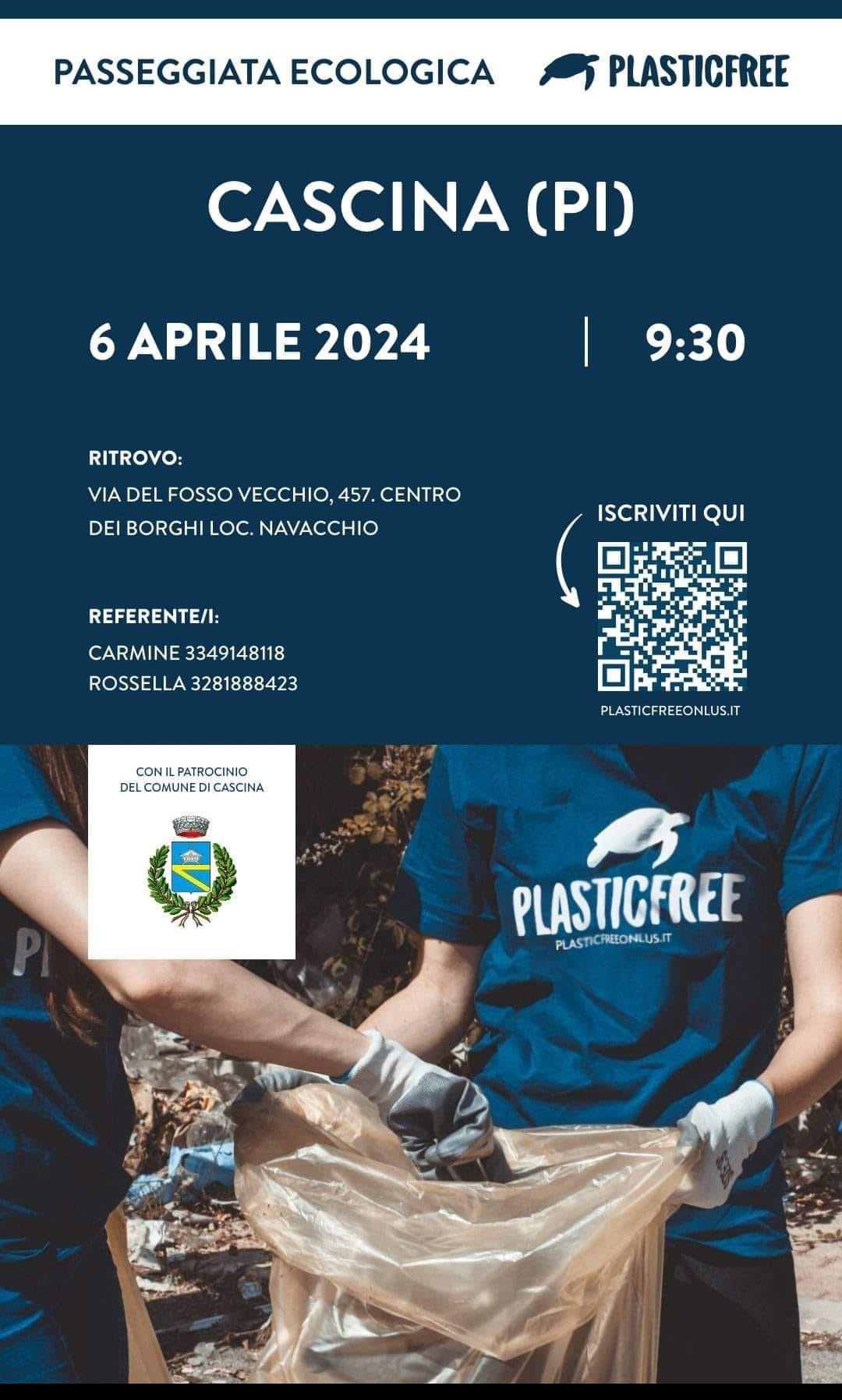 Plastic Free: sabato pulizia e passeggiata ecologica in via del Fosso Vecchio