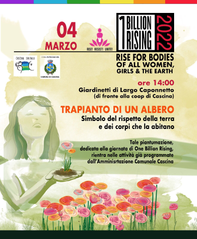 One Billion Rising: "Trapianto di un albero" in Largo Caponnetto