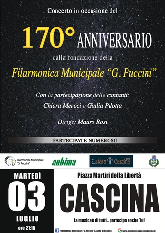 Concerto per i 170 anni della Filamonica Puccini