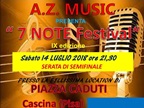 Concorso canoro "7 Note Festival"