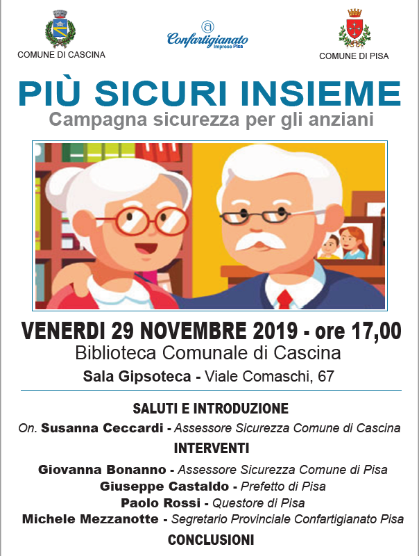 Più sicuri insieme - Campagna sicurezza per gli anziani