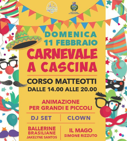 11 Febbraio: Carnevale a Cascina