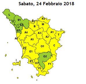 Meteo: vento, criticità estesa fino alle 00:00 del 25 febbraio