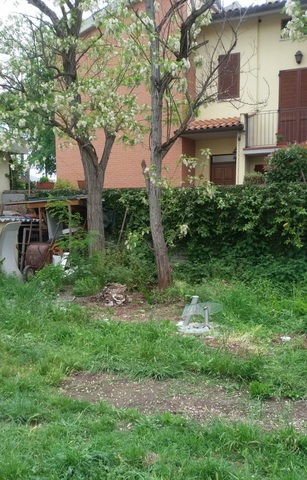 Ripulito dai rifiuti il giardino della ex Favilla