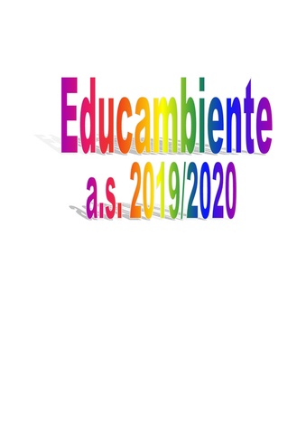 Educambiente a.s. 2019/2020 - Votazione dei progetti di educazione ambientale sul profilo Facebook "Ambiente Cascina"