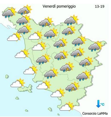 Allerta meteo - Temporali e pioggia fino a venerdì 8 giugno