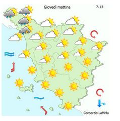 Meteo, previsti pioggia e temporali per giovedì 12 luglio