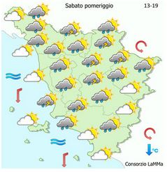 Meteo: allerta gialla per piogge sabato 1 settembre