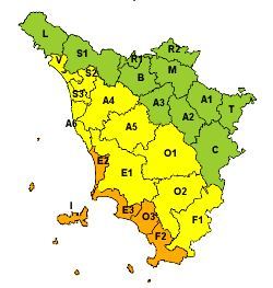 Meteo - Codice giallo per pioggia e temporali fino alle ore 9 di venerdì 7 settembre