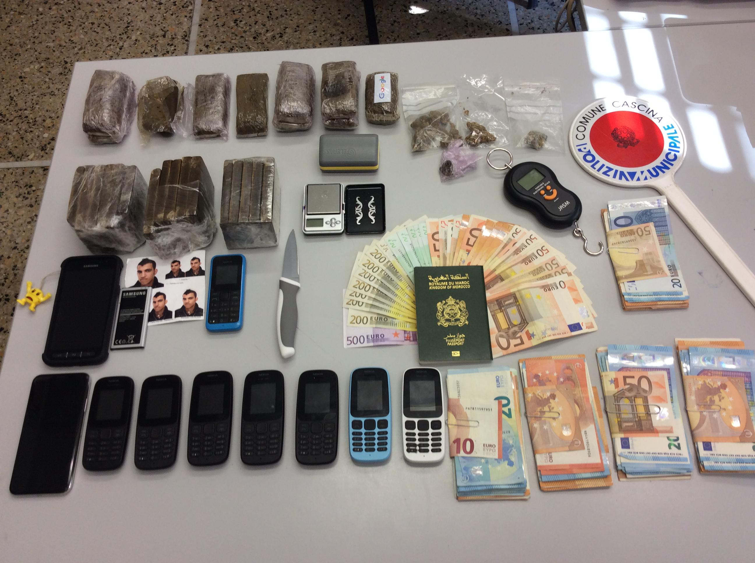 Operazione antispaccio, sequestrati oltre due chili di hashish