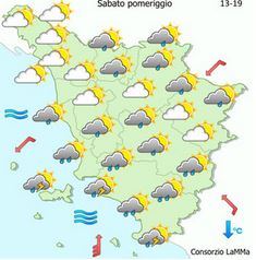 Meteo - Previsioni nel fine settimana