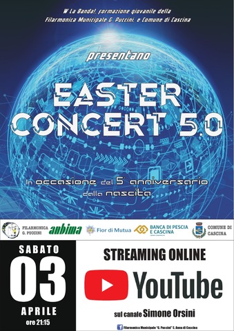 Sabato 3 aprile ore 21.15 - "Easter concert 5.0"
