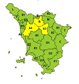 Allerta gialla per vento venerdì 16 novembre