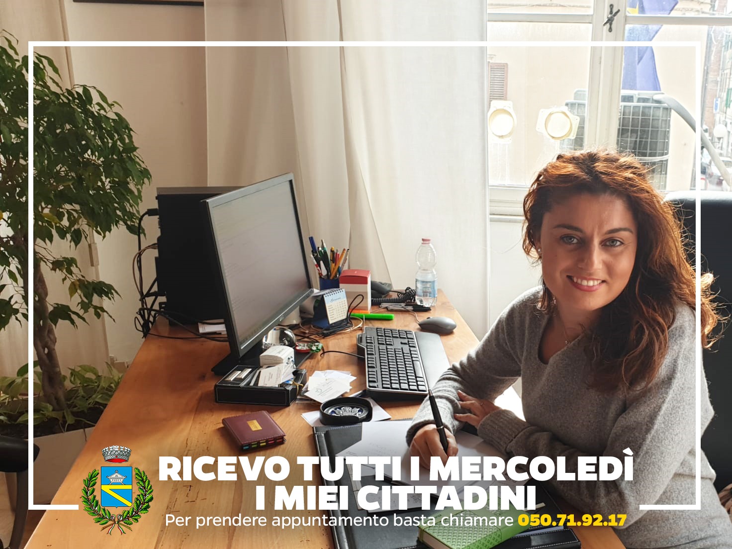 Sindaco Ceccardi: appuntamento con i cittadini tutti i mercoledì